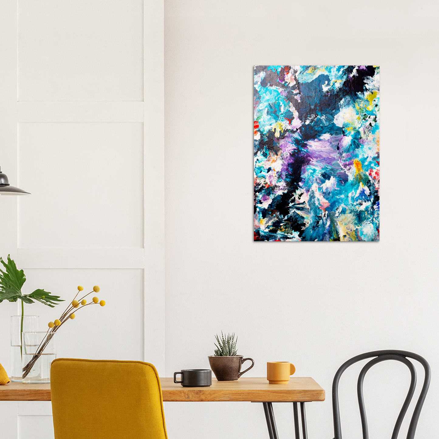 Black River Print Art on a Premium Matt Paper (without picture frame)