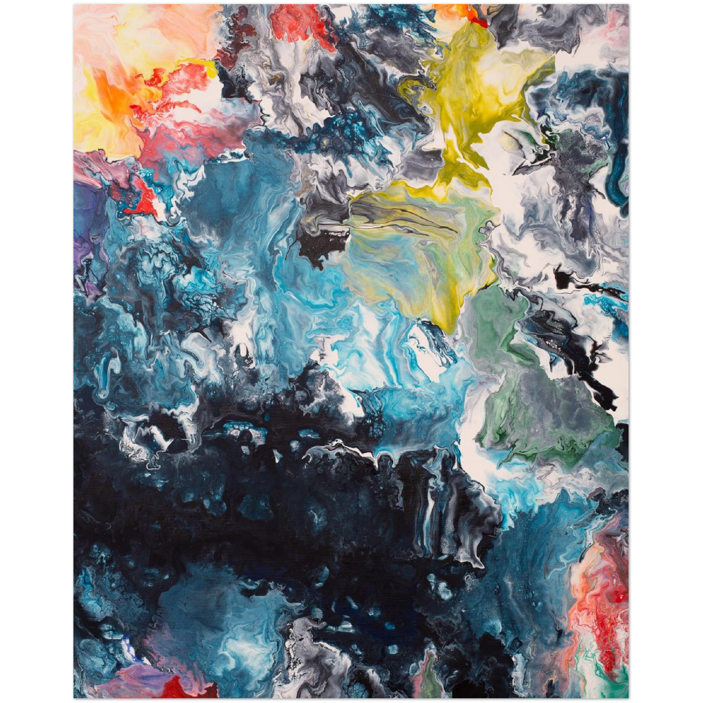 Flow Sheet Print Art op Premium Matt Paper (zonder fotolijst)