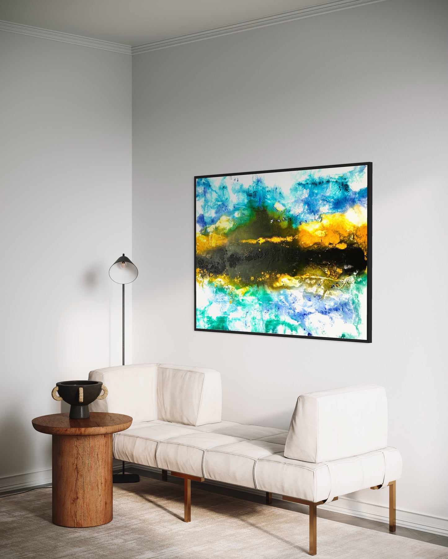 Yellow River – Art by Merima Besic-Krueger