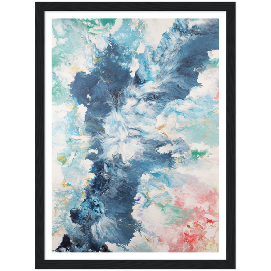 Ocean Legend Print on Premium Matt Paper with Wooden Frame