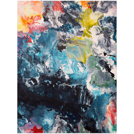 Flow Sheet Print Art op Premium Matt Paper (zonder fotolijst)