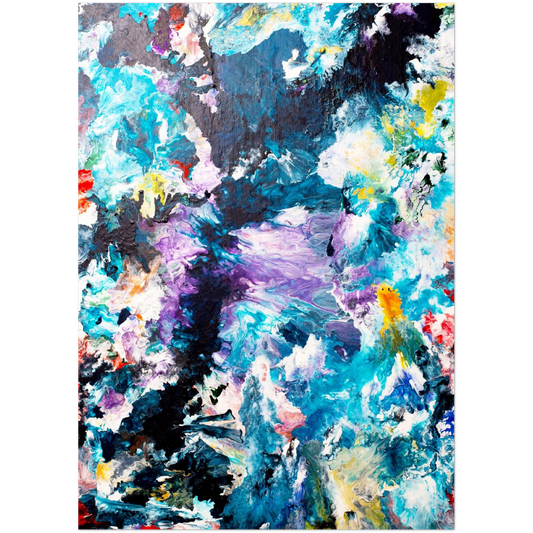 Black River Print Art on a Premium Matt Paper (without picture frame)