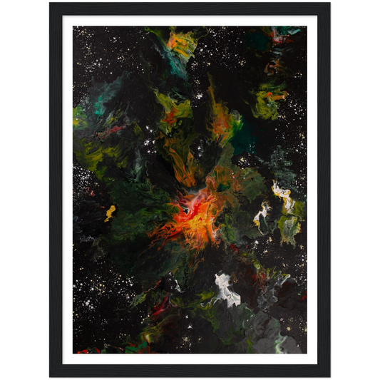 Endless Art Print on Premium Matt Paper with Wooden Frame